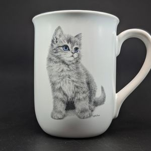 Otagiri Cat Coffee Tea Mug Grey Kitty